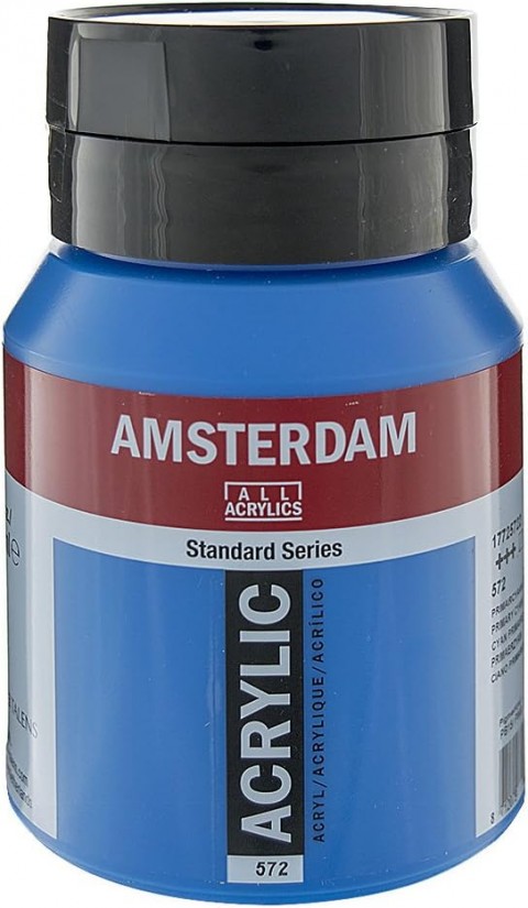 Amsterdam Standart 500ml Akrilik Boya Primary Cyan / 572