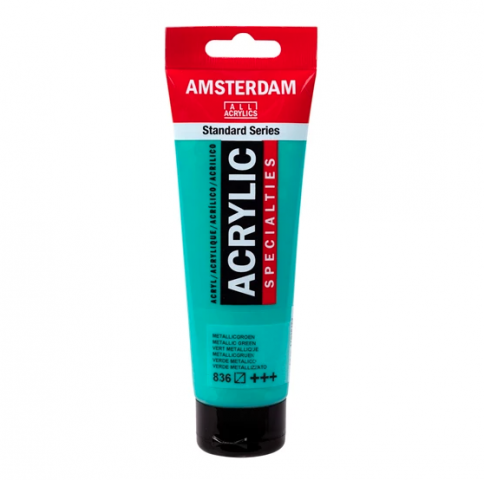 Amsterdam Standart Akrilik Boya 120ml Metallic Green / 836
