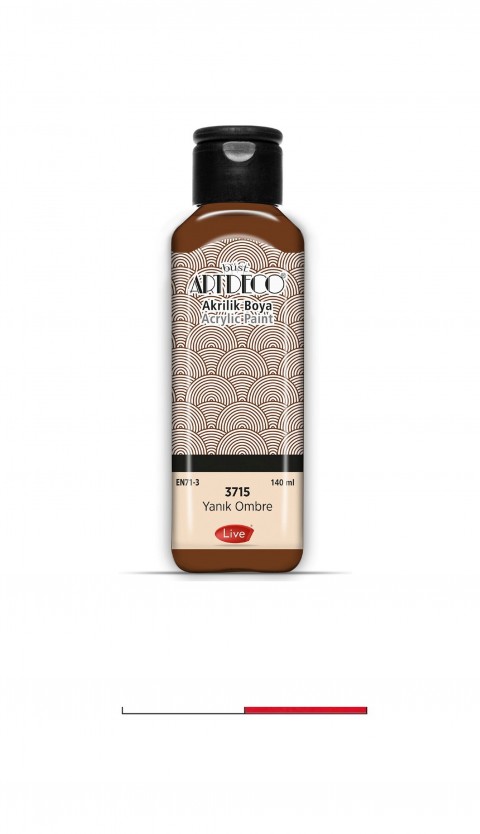 Artdeco Akrilik Boya 140 ml Yanık Ombre 3715