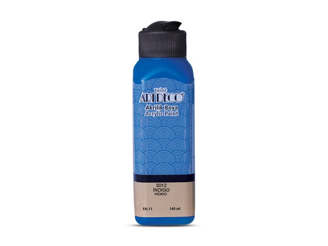 Artdeco Akrilik Boya 140ml İndigo 3012