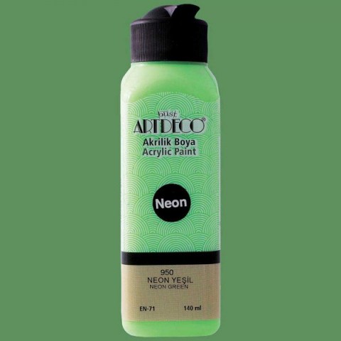 Artdeco Akrilik Boya 140ml Neon Yeşil 950