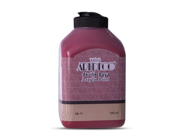 Artdeco Akrilik Boya 500ml Bordo 3643