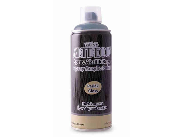 Artdeco Akrilik Sprey Boya 400ml Koyu Gri 760