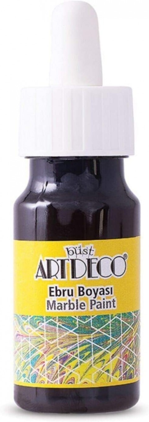 Artdeco Damlalıklı Ebru Boyası 30ml Kahverengi / 16B15
