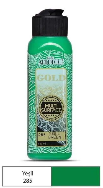 Artdeco Gold 140ml MULTİ SURFACE Akrilik Boya Yeşil