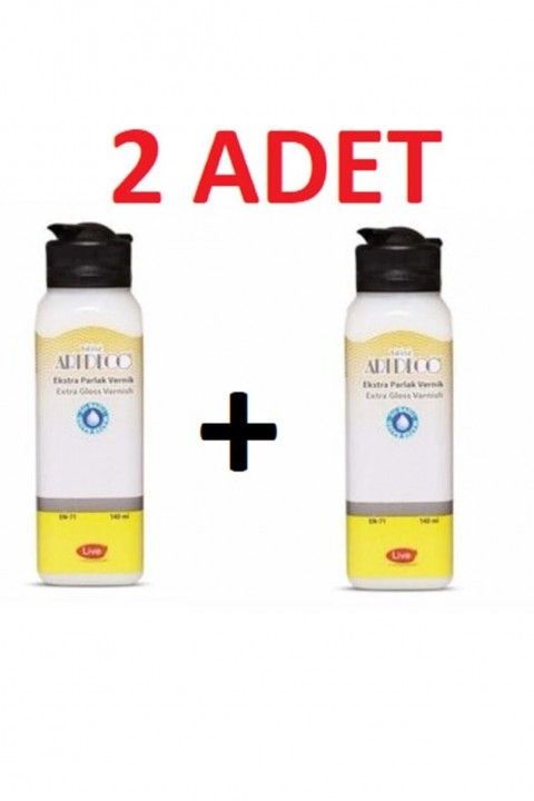 Artdeco Su Bazlı Ekstra Parlak Vernik 2 Adet(2 X 140 Ml)