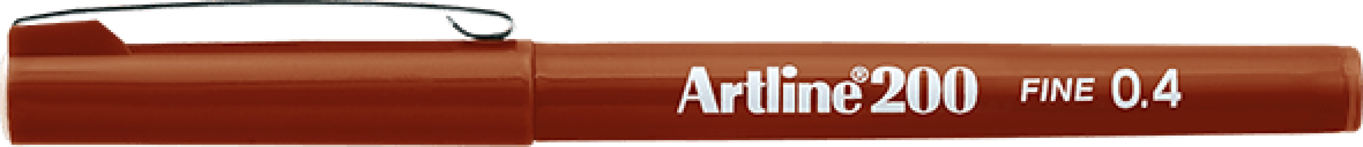 Artline 200 Fineliner 0.4mm Keçe Uçlu Kalem Kahverengi