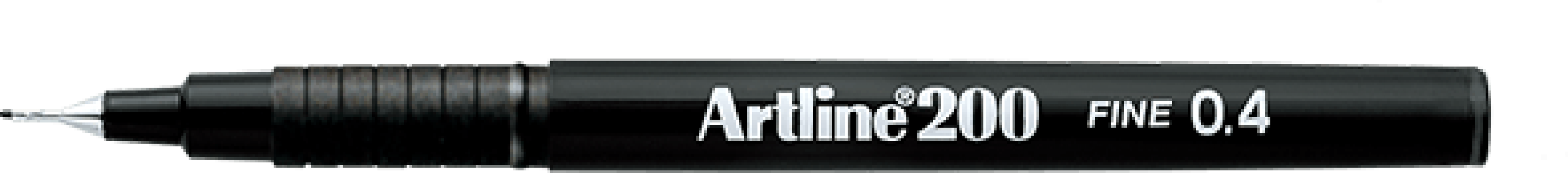 Artline 200 Fineliner 0.4mm Keçe Uçlu Kalem Siyah