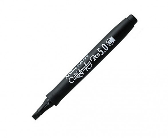 Artline Caligraphy Pen 5.0 Kesik Uçlu Kaligrafi Kalemi Siyah / EPF-245
