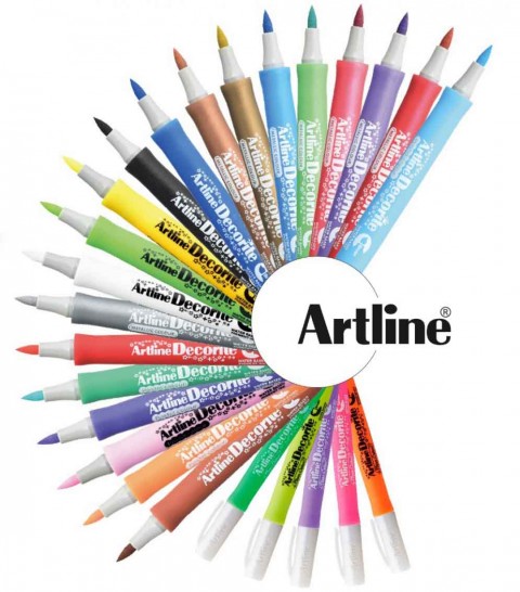 Artline Decorite Brush Marker Su Bazlı Kalem 25'li Tüm Renkler Set