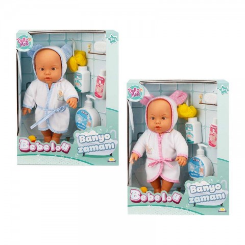 Bebelou Oyuncak Bebek Seti Banyo Zamanı