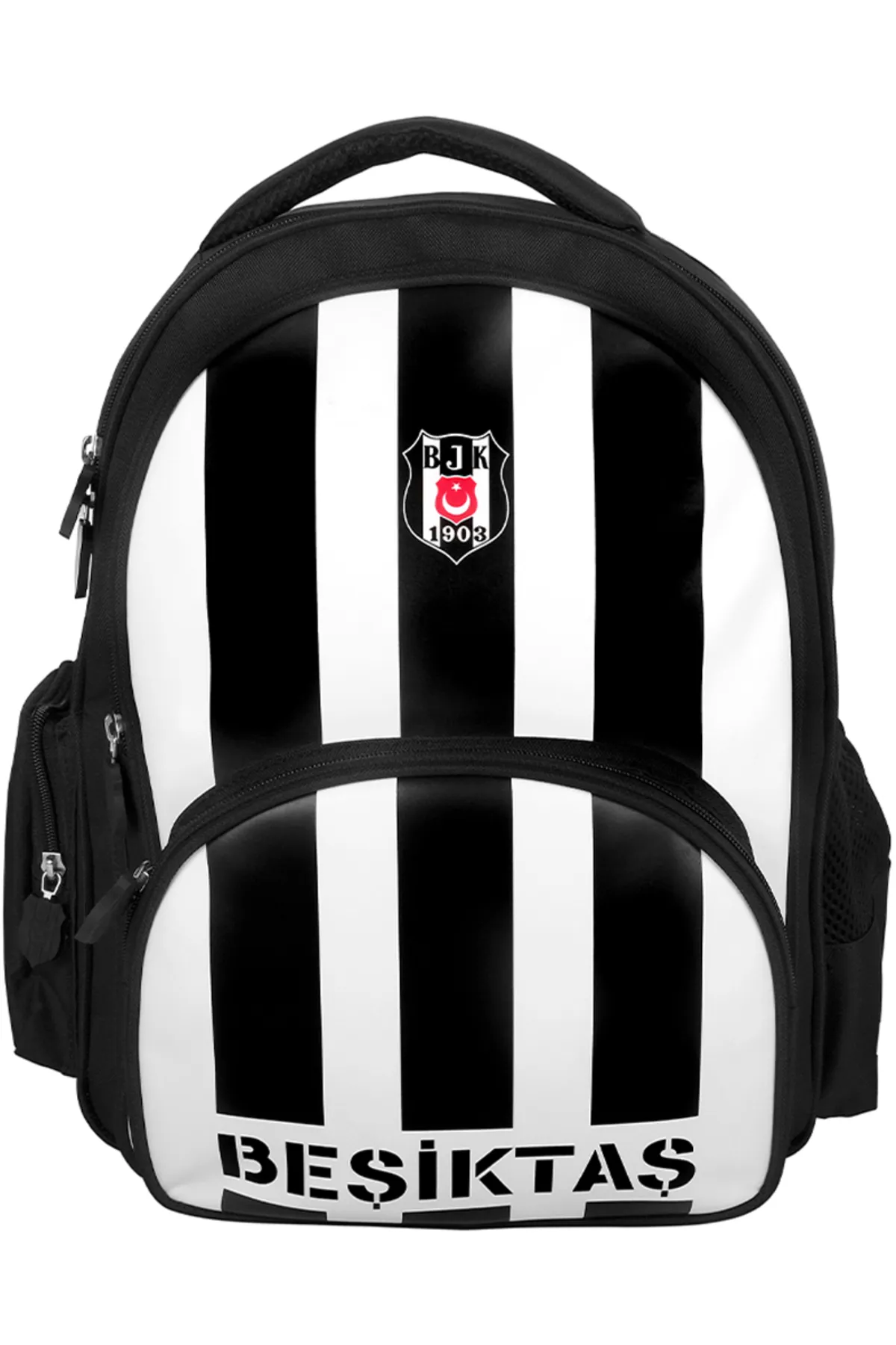 Beşiktaş Çubuklu Üç Gözlü Suni Deri Okul Çantası / 24352