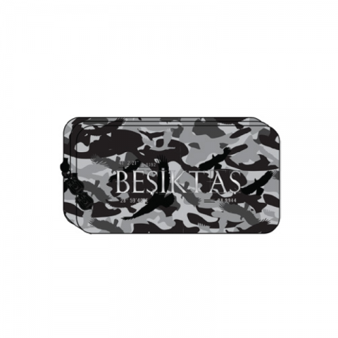 Beşiktaş Kamuflaj Baskı Batik Çift Gözlü Kalemlik / 23310