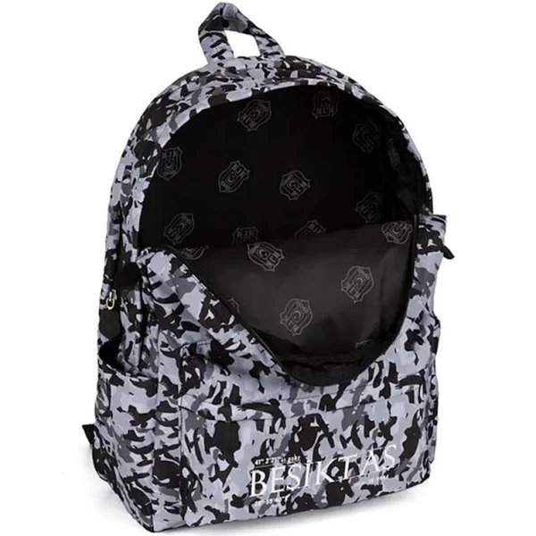 Beşiktaş Kamuflaj Baskı Batik Çift Gözlü Sırt Çantası / 23309 Beşiktaş Kamuflaj Baskı Batik Çift Gözlü Sırt Çantası / 23309