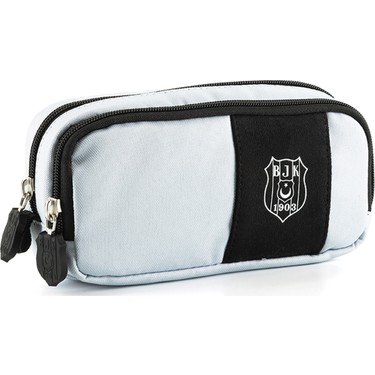 Beşiktaş Kartal Bant Detaylı Paraşüt Beyaz Çift Gözlü Kalemlik / 23302
