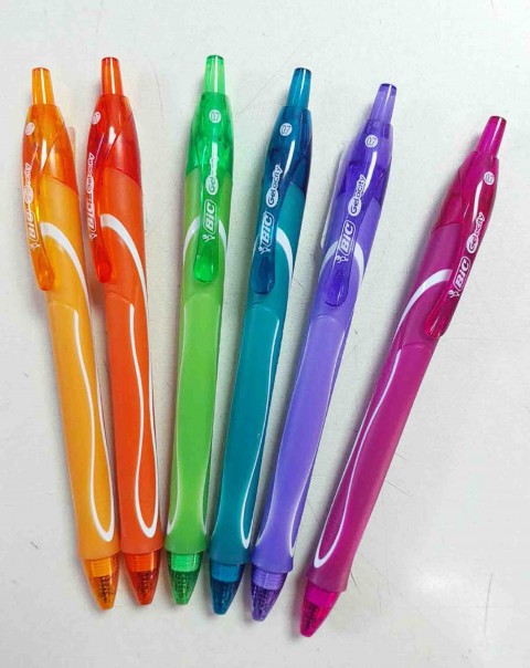 Bic Gelocity Basmalı Jel Kalem Hızlı Kuruyan 0.7mm Ara Tonlar - Violet