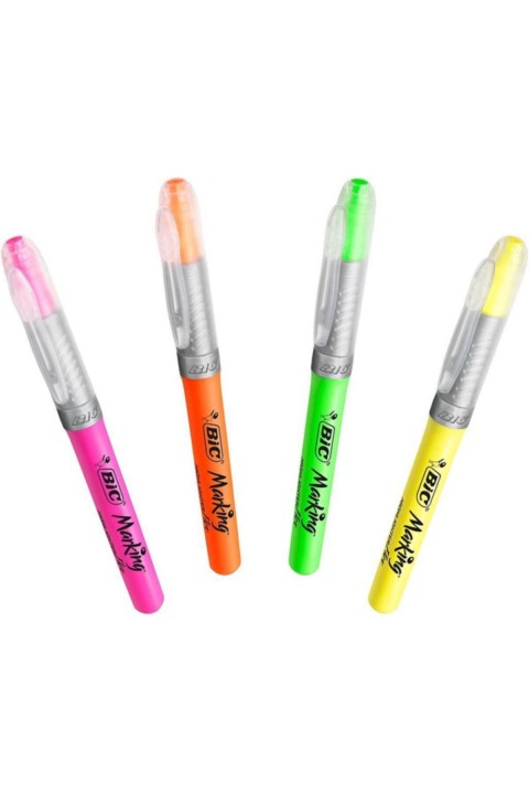Bic Highliter Flex 4'lü Fosforlu Kalem