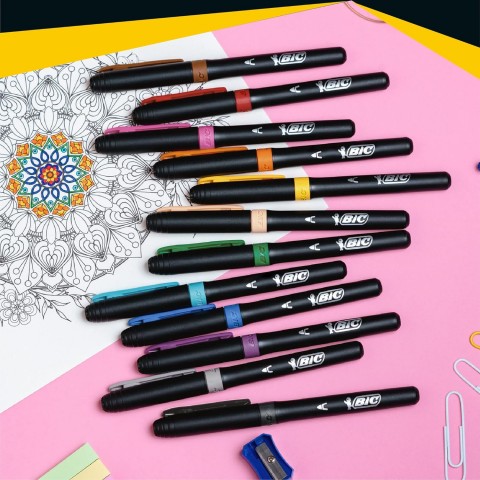 Bic İntensity Premium 12'li Keçeli Boya Kalemi / 977891