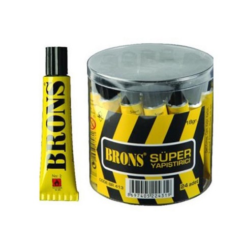 Brons 18gr Solventsiz Sıvı Yapıştırıcı Tüp /