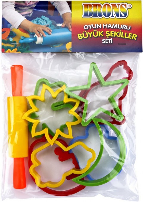 Brons Oyun Hamuru Kalıp Seti - Şekiller 2