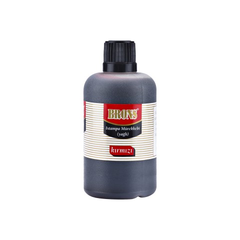 Brons Yağsız 500 Gr. Kırmızı Istampa Mürekkebi