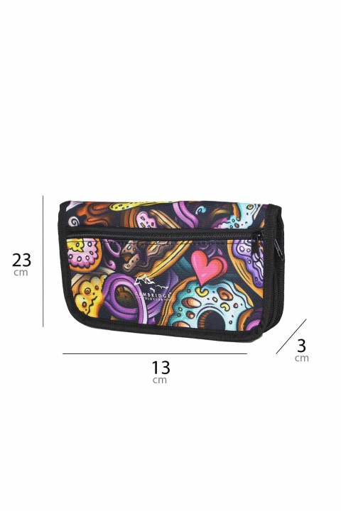 Cambiridge Polo Club Kalem Kutu / Çantası - Donuts (Renkli)