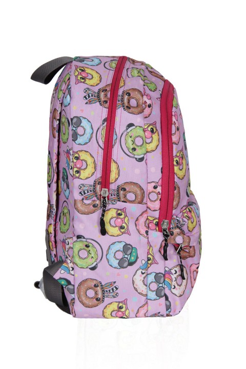 Cambridge Polo Club 2021 Yeni Sezon 3'lü Okul Çanta Seti DONUT PEMBE No:313