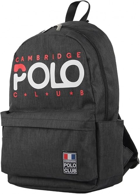 Cambridge Polo Club Normcore Matara Cepli Unisex Okul Sırt Çantası Siyah / CPC3027.0001