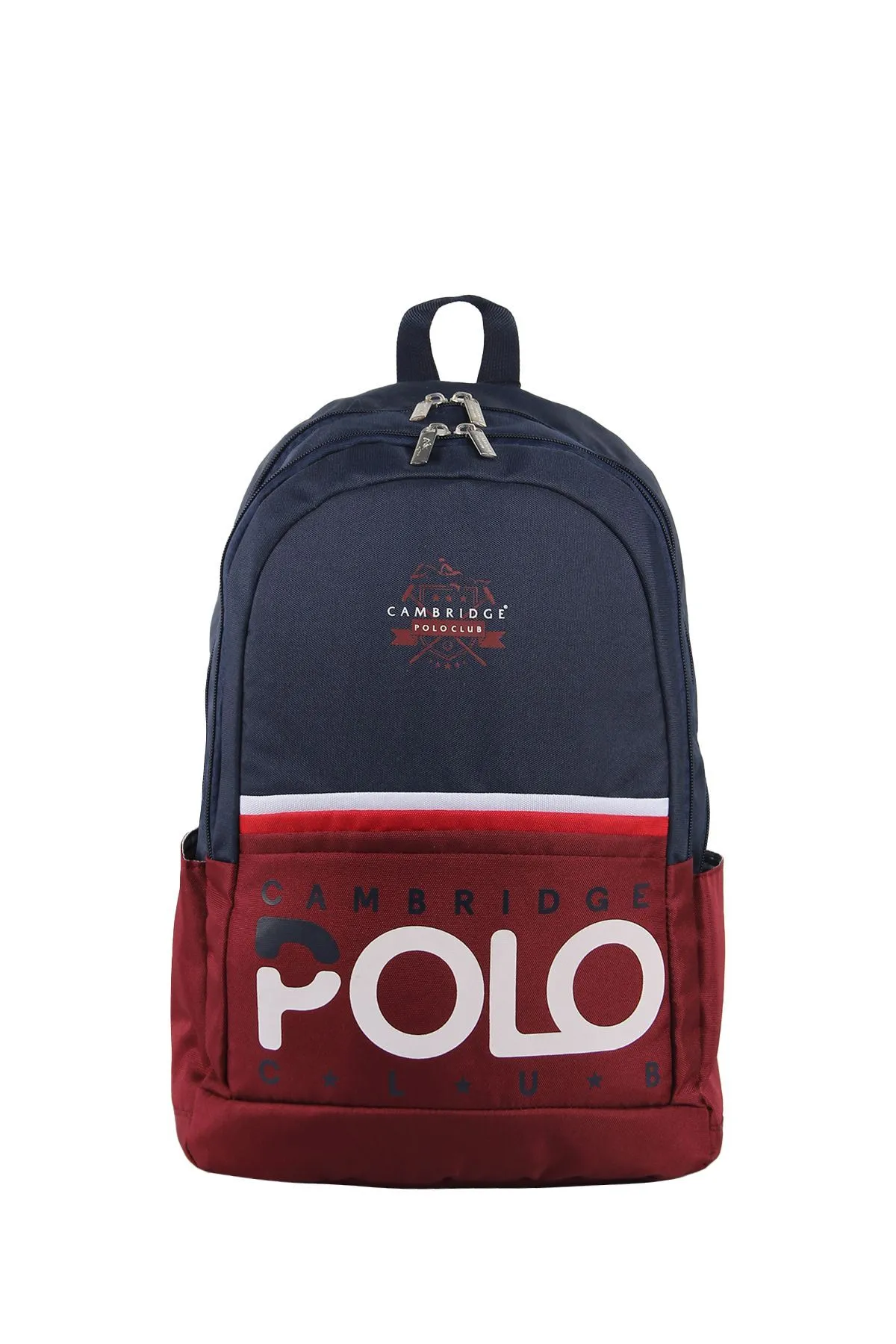Cambridge Polo Club Preppy II Çift Ana Bölmeli Unisex Okul Sırt Çantası Lacivert / CPC3019.011