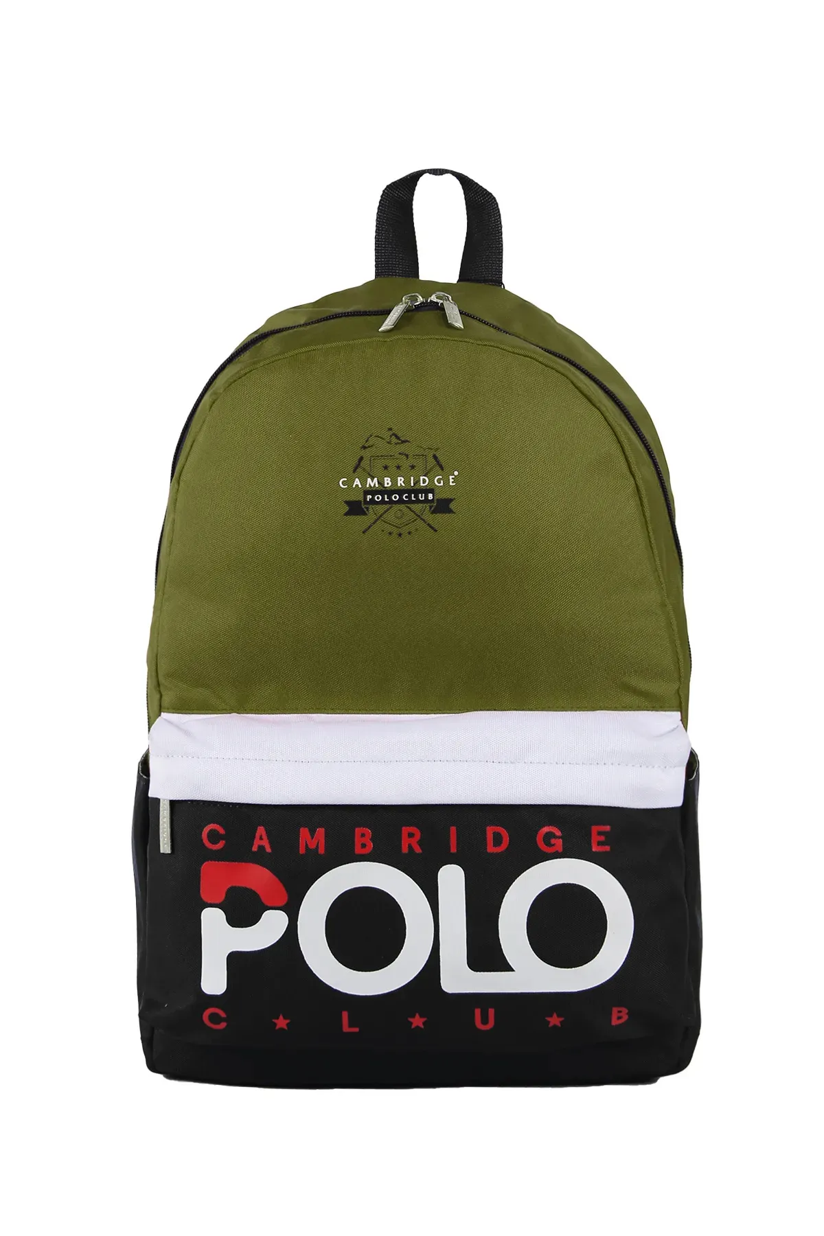 Cambridge Polo Club Preppy Tek Ana Bölmeli Unisex Okul Sırt Çantası Yeşil / CPC3018.0032