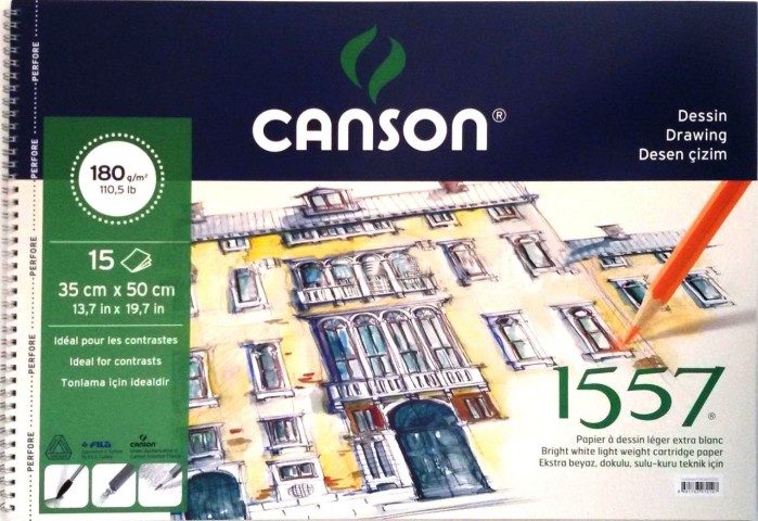 Canson 1557 35x50cm 180gr Eskiz ve Çizim Defteri /