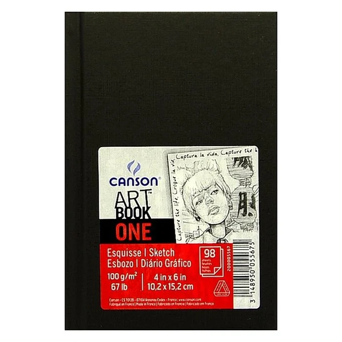Canson Art Book One 10.2x15.2cm 100gr 54yp Ciltli Eskiz Defteri / C200005567