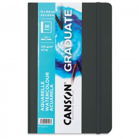 Canson Graduate Watercolor 14x21.6cm 28 Yaprak 250gr Sulu Boya Defteri / C31200L027