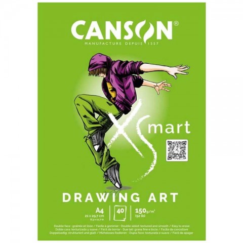 Canson XSmart Drawing Art A4 40yp 150gr Çizim Defteri / C300001566