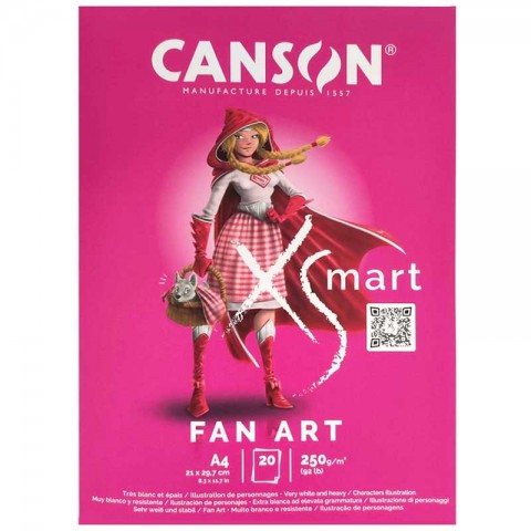 Canson XSmart Fan Art A4 20yp 250gr Çizim Defteri / C300001565