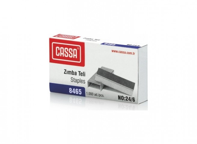 Cassa Zımba Teli No:24/6 Beyaz / 8465 (10lu Paket)
