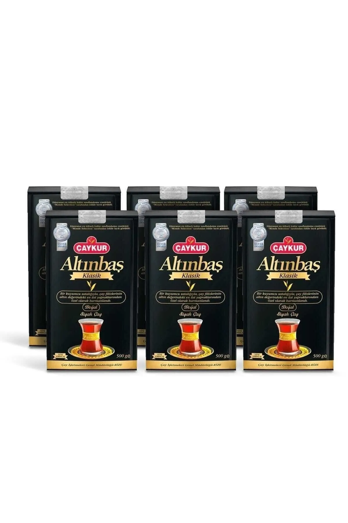 Çaykur Altınbaş Klasik Doğal Siyah Dökme Çay 500gr x 6 Adet