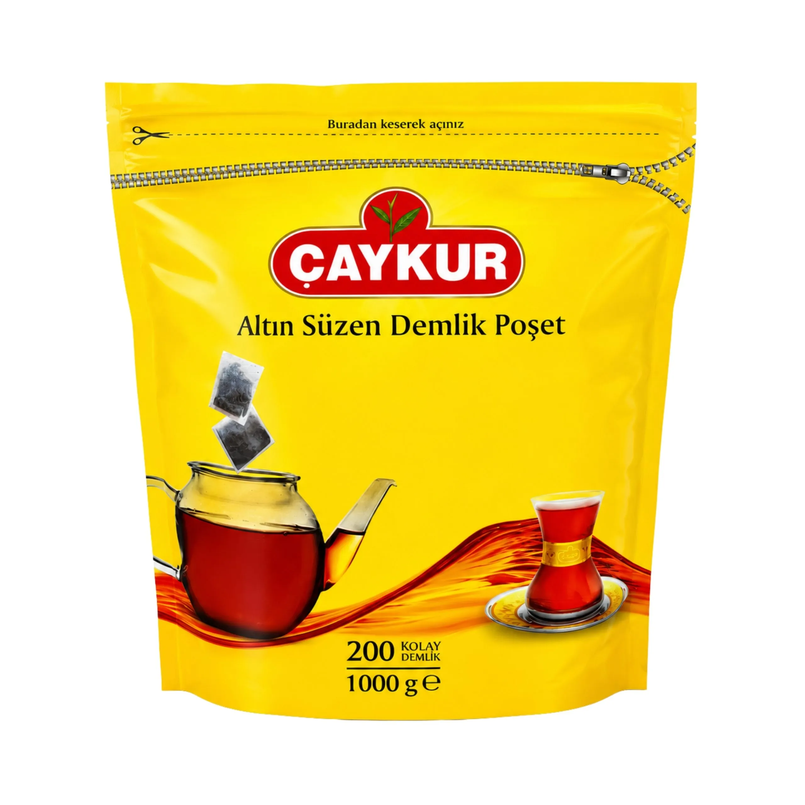 Caykur Demlik Süzen 5 gr 200'lü Demlik Poşet Çay-1 KG