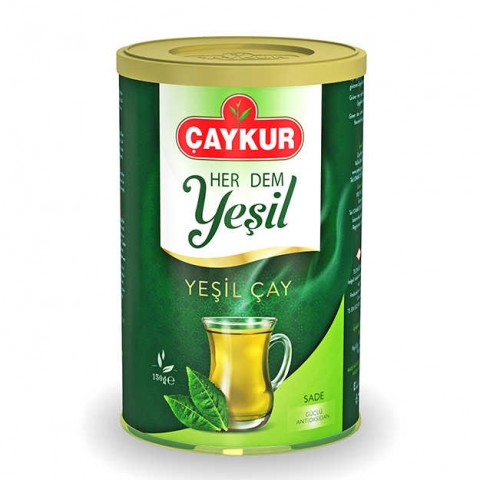 Çaykur Yaprak Yeşil Çay (Sade)(Silindir Kutu) 150gr /