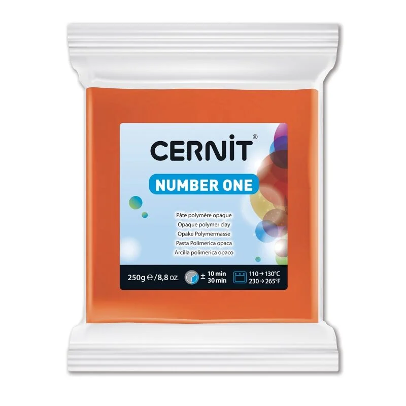 Cernit Number One Polimer Kil 250 Gr Orange / 752