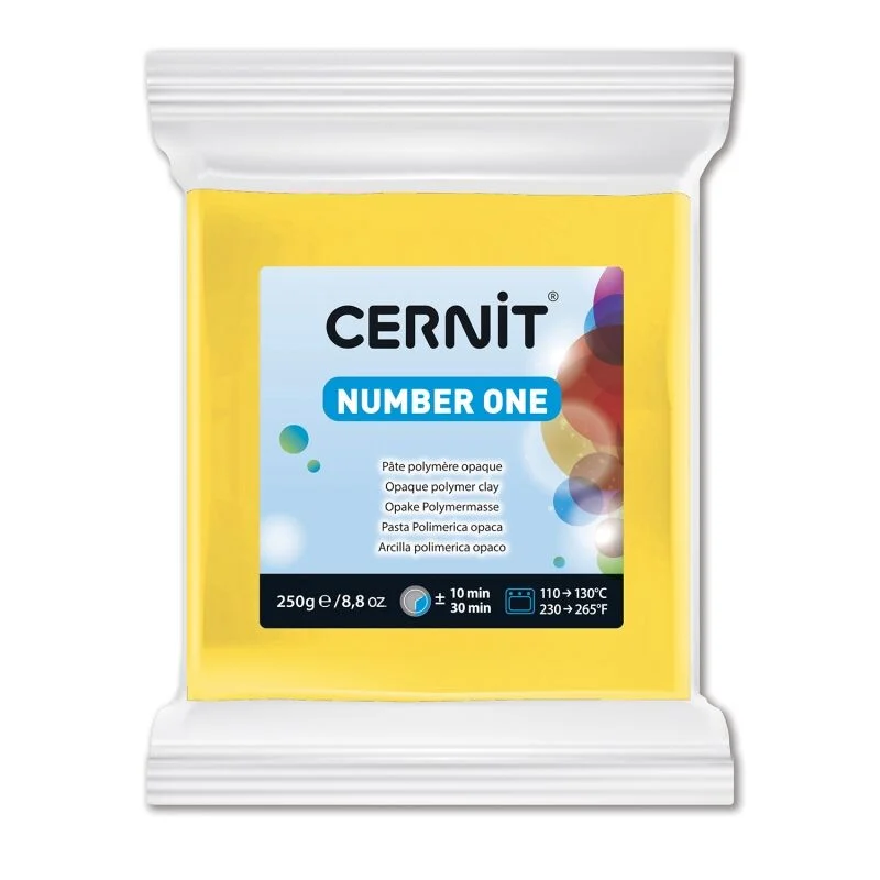 Cernit Number One Polimer Kil 250 Gr Yellow / 700
