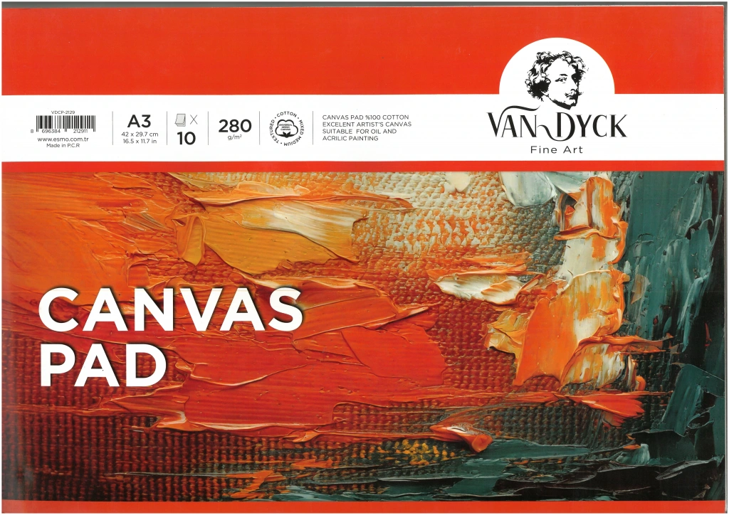 Clairefontaine Canvas A3 280gr 10yp Kanvas Blok / VDCP-4229