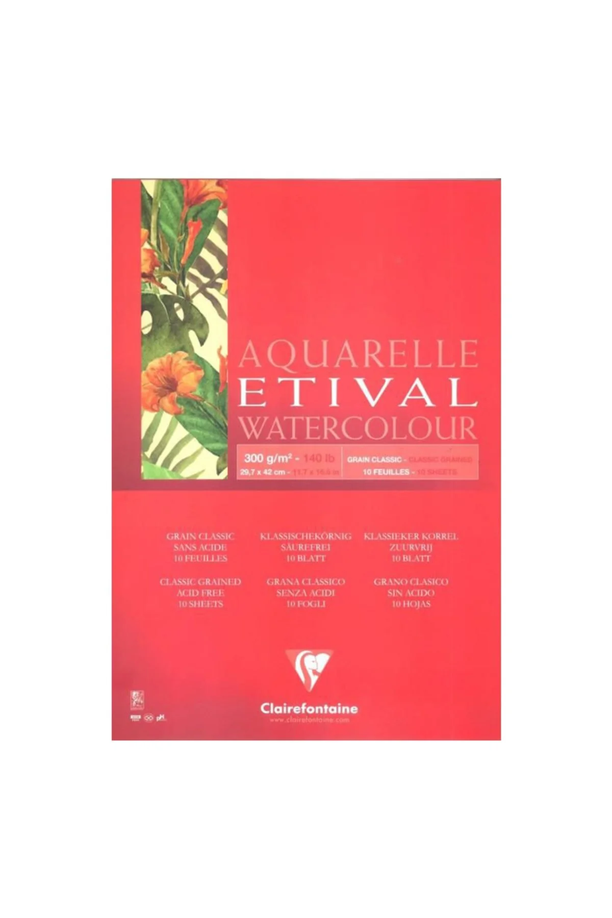 Clairefontaine Etival A6 Classic Grained Sulu Boya Defteri