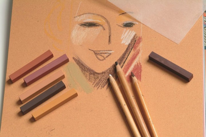 Clairefontaine Ingres 24x30cm 130gr 25yp Spiralli Pastel Blok / 96587