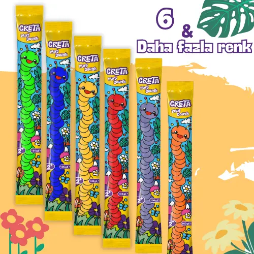 Creta Play Dough 33cm Oyun Hamuru - 6 Adet / 30000010