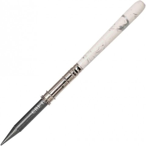 Cretacolor Kalem Uzatıcı Beyaz Gümüş Mermer Desenli / 43022A