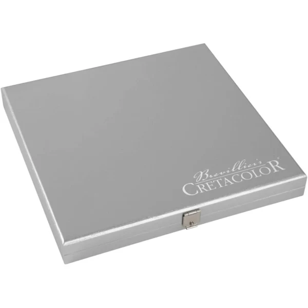 Cretacolor Silver Box Drawing Set Premium Eskiz Çizim Seti 17'li Ahşap Kutu / 40017