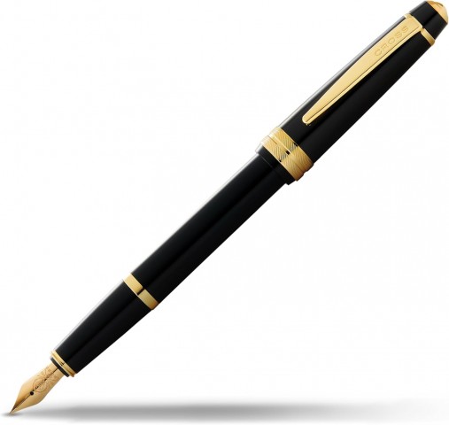 Cross Bailey Light Dolma Kalem Siyah Altın, M Uç / AT0746-9MF