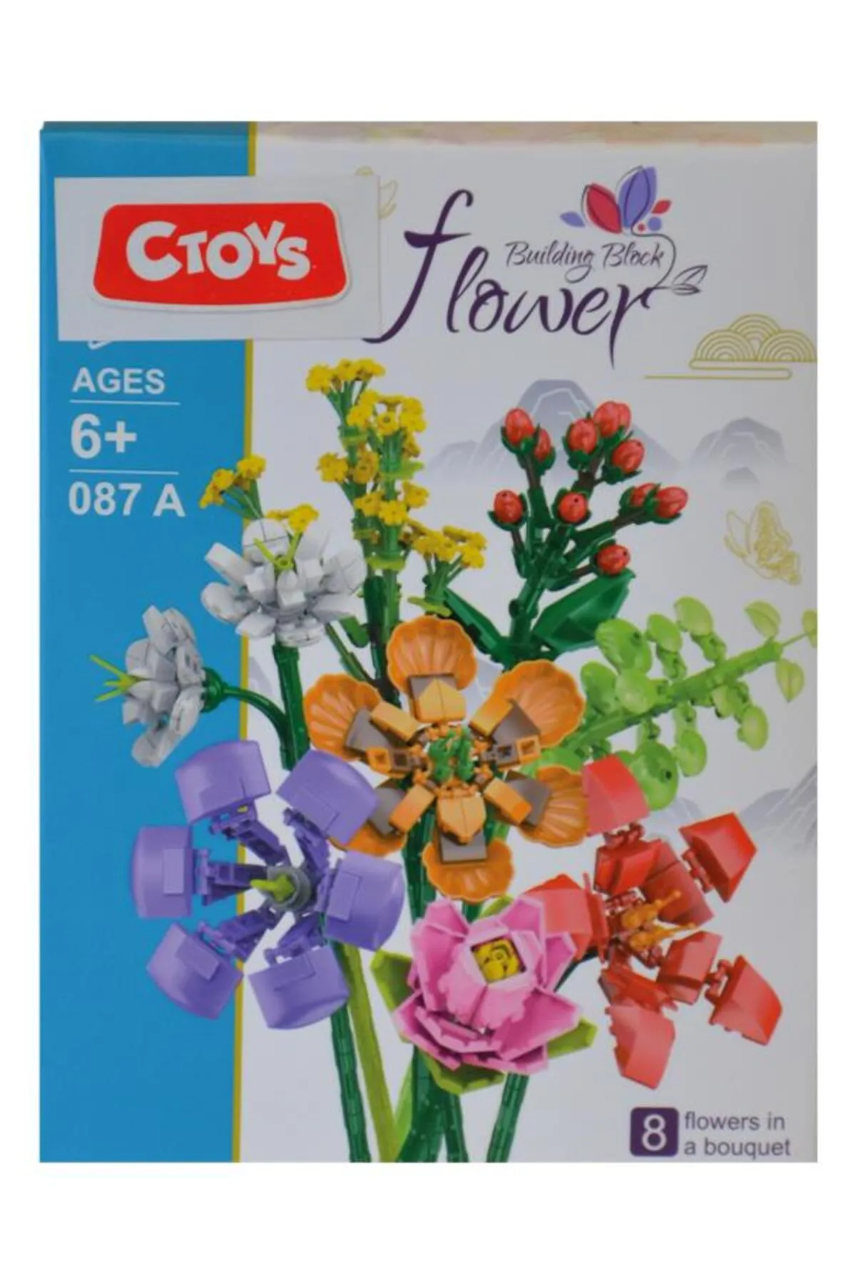 Ctoys Surprise Flower Building Block Süpriz Çiçek Lego / 087A