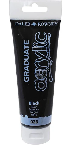 Daler Rowney Graduate Akrilik Boya Graduate Acrylıc 120Ml Black